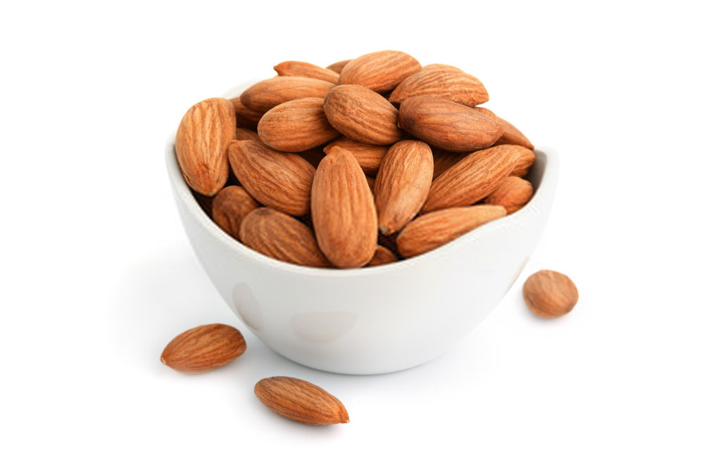 bowl of almonds