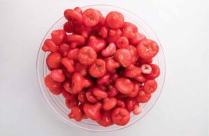 red rose apple